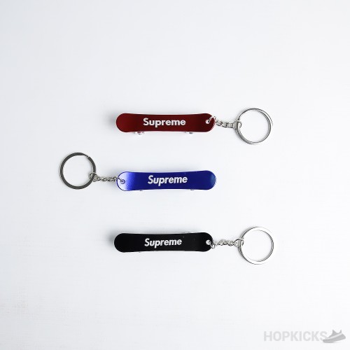 Supreme Skateboard Keychain